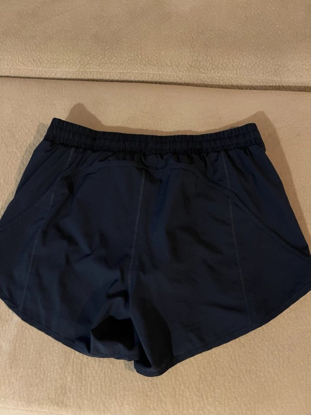 ZUTY 5" Blue Athletic ShortsSIZE EXTRA LARGE XL for Women with Zipper Pocket